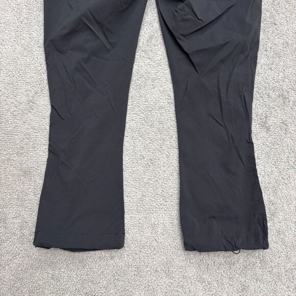Columbia Anytime Capri Outdoor Pants Womens 2 Black Nylon Mid Rise Hiking Trek - Picture 8 of 16